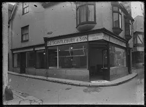 Scantlebury & Son, junction of Castle St & Fore St, East Looe Scantlebury & Son, junction of Castle St & Fore St, East Looe