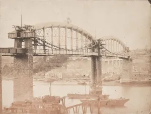 Photograph of the Royal Albert Bridge, c1859 Photograph of the Royal Albert Bridge, c1859