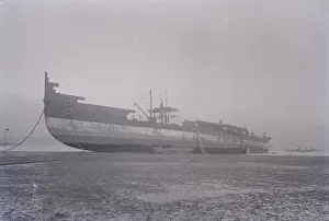Print of the SS Great Eastern Scrapping on Glass