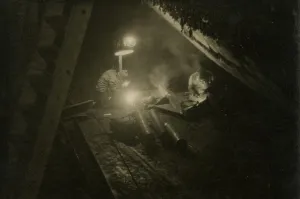 Isambard Kingdom Brunel Ship Prints: SS Great Britain Salvage Operation: Welding Ship Interior, 1970