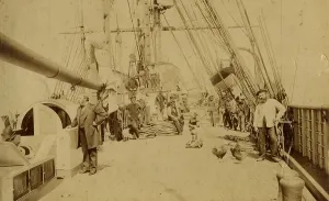 Print of the SS Great Britain Crew in San Francisco