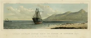 The SS Great Britain Ashore Print, 1846