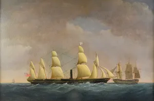 SS Great Britain Print, 1846 Oil Painting