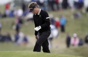 Bernhard Langer After Taking 8 At The Par 4 9th Bernhard Langer After Taking 8 At The Par 4 9th