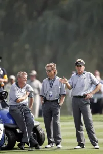 Colin Montgomerie, Bernhard Langer & Ian Poulter Colin Montgomerie, Bernhard Langer & Ian Poulter