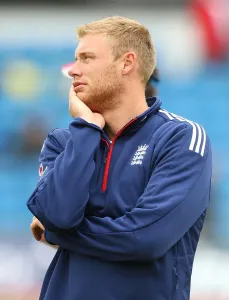 Andre Flintoff Print, England V South Africa at Headingley