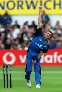 Andy Caddick Print - England v Pakistan, Headingley 2001