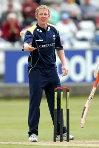 Anthony McGrath Print, Cricket at The Riverside