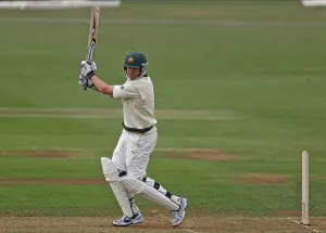 Marcus North Print, Cricket Match at Derby