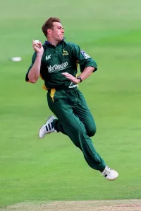 Mark Bowen Print - Nottinghamshire CCC Cricket Photo