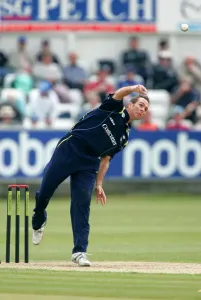 Michael Vaughan Print, 2005 Cricket Photo