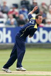 Michael Vaughan Print - Cricket Photo