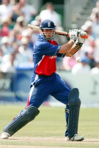 Michael Vaughan Print, England Cricket Team Portrait