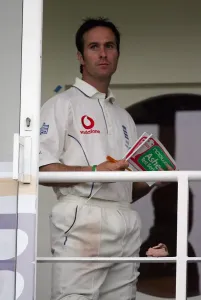 Michael Vaughan Print, England Cricket at the Oval