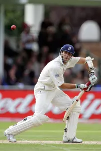 Michael Vaughan Print, England 4th Test Trent Bridge
