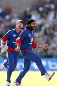 Monty Panesar Print, England V India 2007