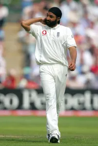 Monty Panesar Print - England Cricket at Old Trafford