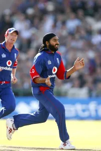 Monty Panesar Print, England Cricket Player