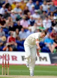 Peter Siddle Print, Cricket at Swalec Stadium