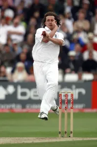 Ryan Sidebottom Print, Trent Bridge Test Match