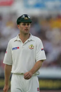 Simon Katich Print, Trent Bridge Test Match 2005