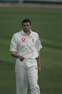 Steve Harmison Print, England Cricket Team at Riverside