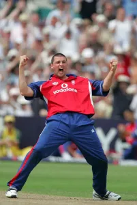 Steve Harmison Print, England Cricket Team
