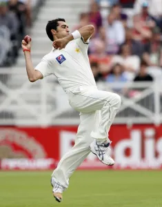 Umar Gul Print - Pakistan vs England 1st Test at Trent Bridge