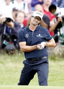 Adam Scott Print - The Open Championship 2012