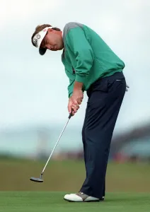 Brian Watts at the British Open Print, St. Andrews 1995