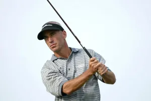 Corey Pavin Print - 2002 USA Open Golf Championship at Muirfield