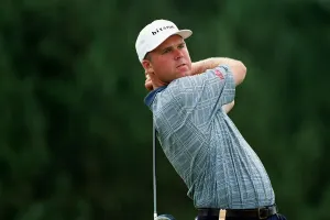 David Tapping Golf Print, 22 July 1997