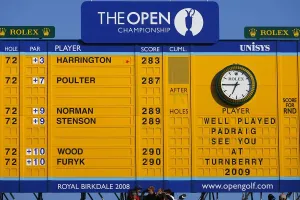 General View Of A Golf Course Prints: Final Leaderboard