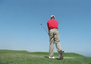 Golfer Backview Print, 09 April 1997