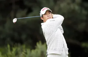 Print of John Huh at The Open Championship 2012