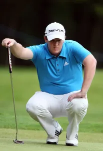 Marcus Fraser Print - 2010 BMW PGA Championship at Wentworth Club