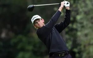 Michael Sim Print - Northern Trust Open Round 1