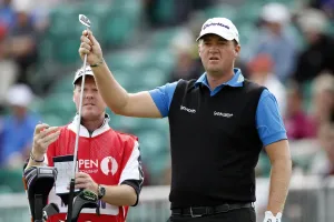 Peter Hanson Print: Sweden at The Open Championship 2012