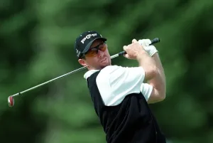 Rodney Pampling at Carnoustie Golf Print