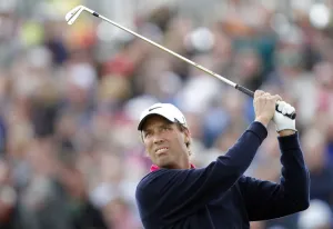 Stephen Ames Print - Trinidad and Tobago at The Open Championship 2012
