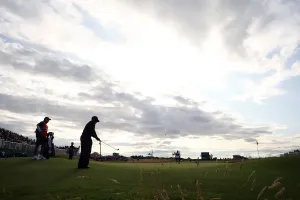 Tiger Woods Print - The Open Turnberry 2009 Golf Scene
