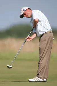 Tim Clark Print, The Open Final Day at St. Andrews, Scotland 2005