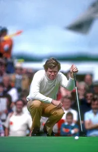 Tom Watson at the Open Championship Print, Troon, Scotland