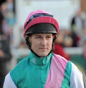 Tom Queally Jockey Print, York Racecourse
