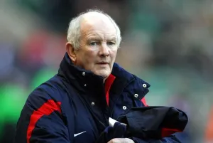 Brian Ashton Print, England Rugby Union Head Coach at Twickenham
