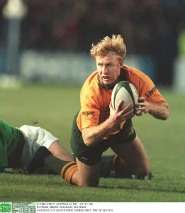 David Knox Print: Ireland vs Australia Rugby Union 1996