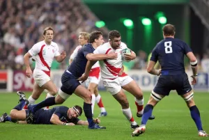 Nick Easter England and Harlequins Rugby Union Print, 2007