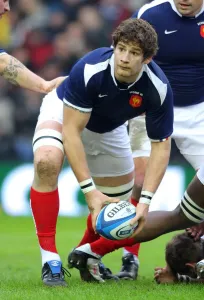Pascal Pape Print - France Rugby Union Murrayfield Scotland 2010