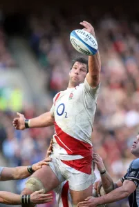 Simon Shaw England Rugby Print