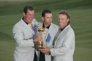 Sergio Garcia, Lee Westwood & Bernhard Langer Sergio Garc Sergio Garcia, Lee Westwood & Bernhard Langer Sergio Garc